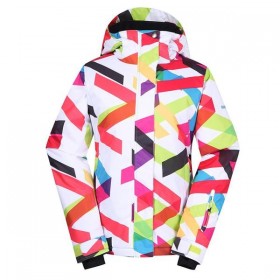 Clearance Sale ● Women's Gsou Snow 10k Color Wave Snowboard Jacket