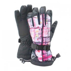 Ski Gear ● Women's Pink Secret Waterproof Snowboard Gloves
