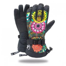 Ski Gear ● Women's Sunflower Waterproof Ski Gloves