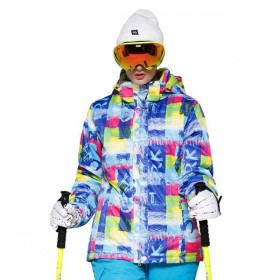 Ski Outlet ● Women's Wild Snow Words Insulated Ski Jacket