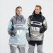 Clearance Sale ● Men's LD Ski Unisex Shinny Color Snow Addict Snowboard Hoodie - 4
