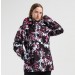 Clearance Sale ● Women's SMN Mountain Fortune Colorful Print Snowboard Jacket - 11