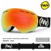 Ski Gear ● Unisex Nandn Fall Line Colorful Snow Goggles - 18