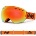 Ski Gear ● Unisex Nandn Fall Line Colorful Snow Goggles - 21