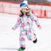 Ski Outlet ● Girls Blue Magic Winter Jumpsuits Waterproof Colorful One Piece Ski Suits - 6
