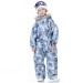 Ski Outlet ● Girls Blue Magic Winter Jumpsuits Waterproof Colorful One Piece Ski Suits - 8