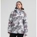 Clearance Sale ● Women's SMN Alpine Flowers Colorful Print Waterproof Winter Snowboard Jacket - 5