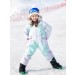 Ski Outlet ● Girls Blue Magic Winter Jumpsuits Waterproof Colorful One Piece Ski Suits - 5