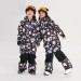 Ski Outlet ● Kids Unisex Nandn One Piece Stylish Ski Suits Winter Jumpsuit Snowsuits - 5