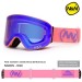 Clearance Sale ● Pink Unisex Nandn Skyline Ski/Snowboard Goggles - 0