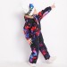 Ski Outlet ● Kid's Blue Magic Waterproof Colorful One Piece Coveralls Ski Suits Winter Jumpsuits - 2