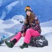 Clearance Sale ● Women's Gsou Snow 10k Xmas Perfume Snowboard Jacket - 0