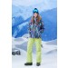 Clearance Sale ● Women's Gsou Snow 15k Colorful Light Faux Fur Snowboard Jacket - 4