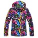 Ski Outlet ● Women's Waterproof Colorful Print Warm Insulated Ski Jackets Winter Coat - 1